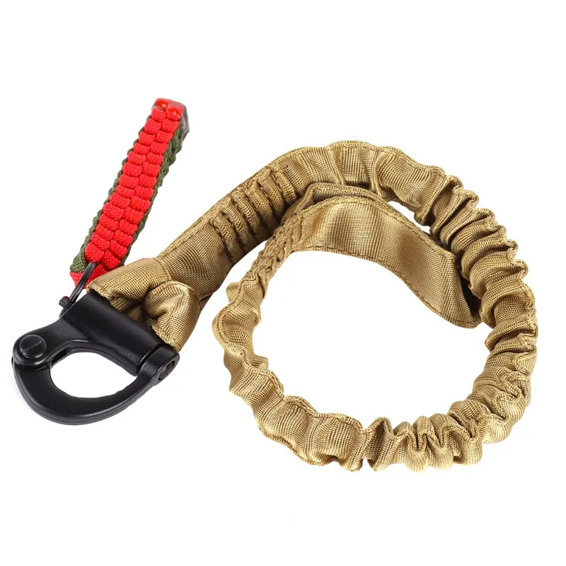 Tactical Hunting Belt, Nylon Quick Release Save Sling Lanyard, Airsoft Combat Gear, Safety Rope Holder, Tactical Accessories