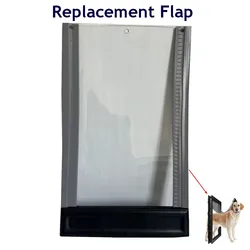 Pet Door for Doors High Quality ABS Flame PVC Enter Outer Flap Door Anti Raining Door Cover Extra Insulated & Cold Weather