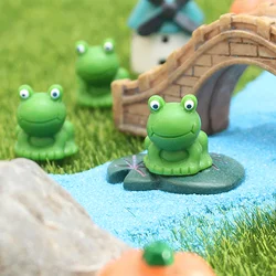 1Pc Mini Animals Frog Miniature Fairy Garden Miniaturas Micro Moss Bonsai Landscape Diy Dollhouse Figurine for Home Decor