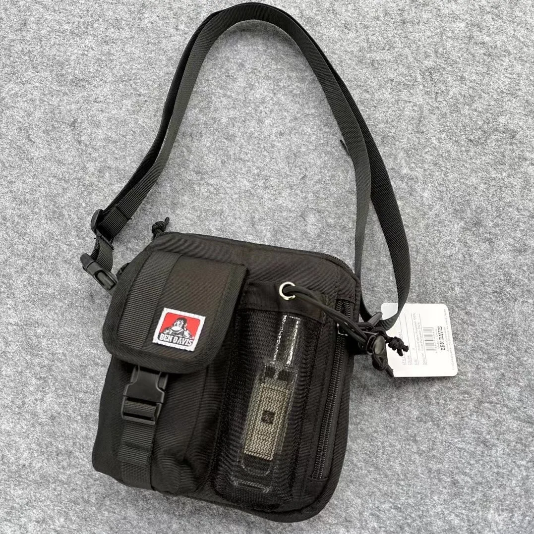 Bolso cruzado Ben Davis Gorilla, bolso de hombro de tela Oxford Unisex, bolso de trabajo cuadrado pequeño de estilo dulce fresco para viajes informales