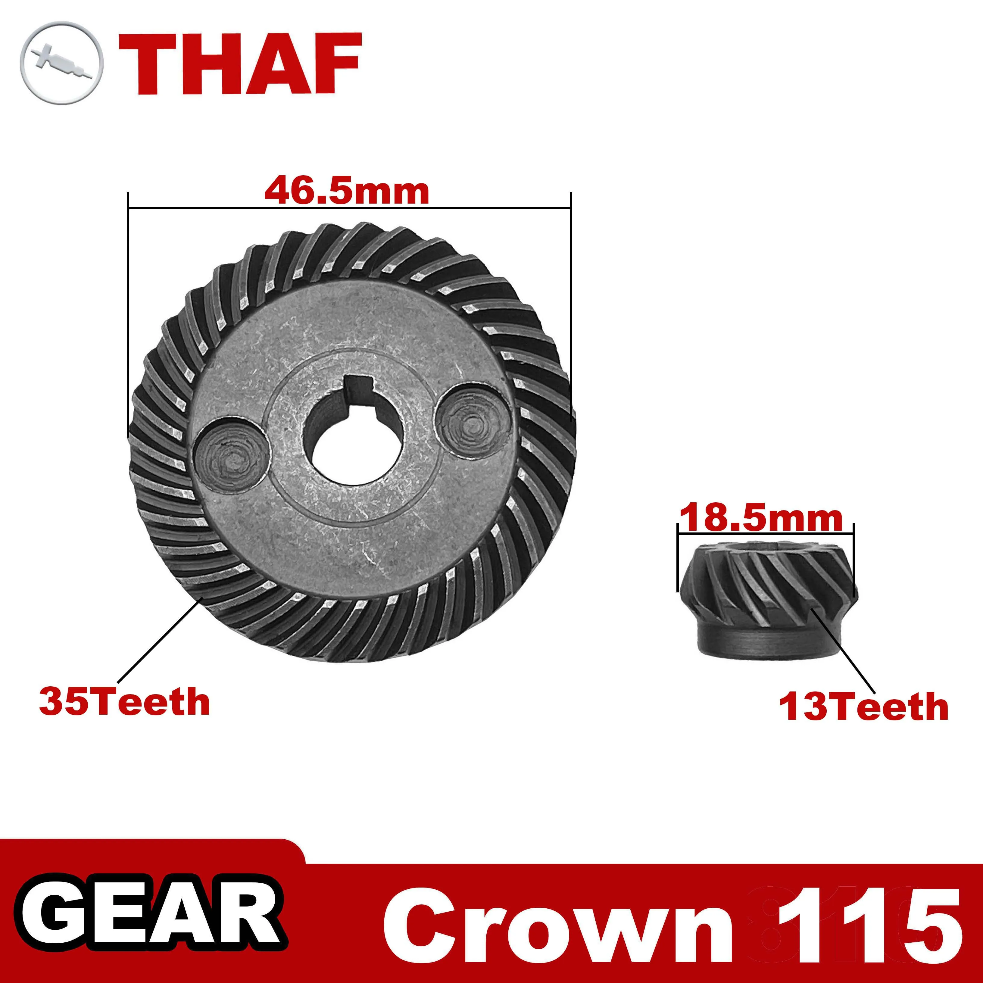 Replacement Spare Parts Gear Set For Angle Grinder Crown 115