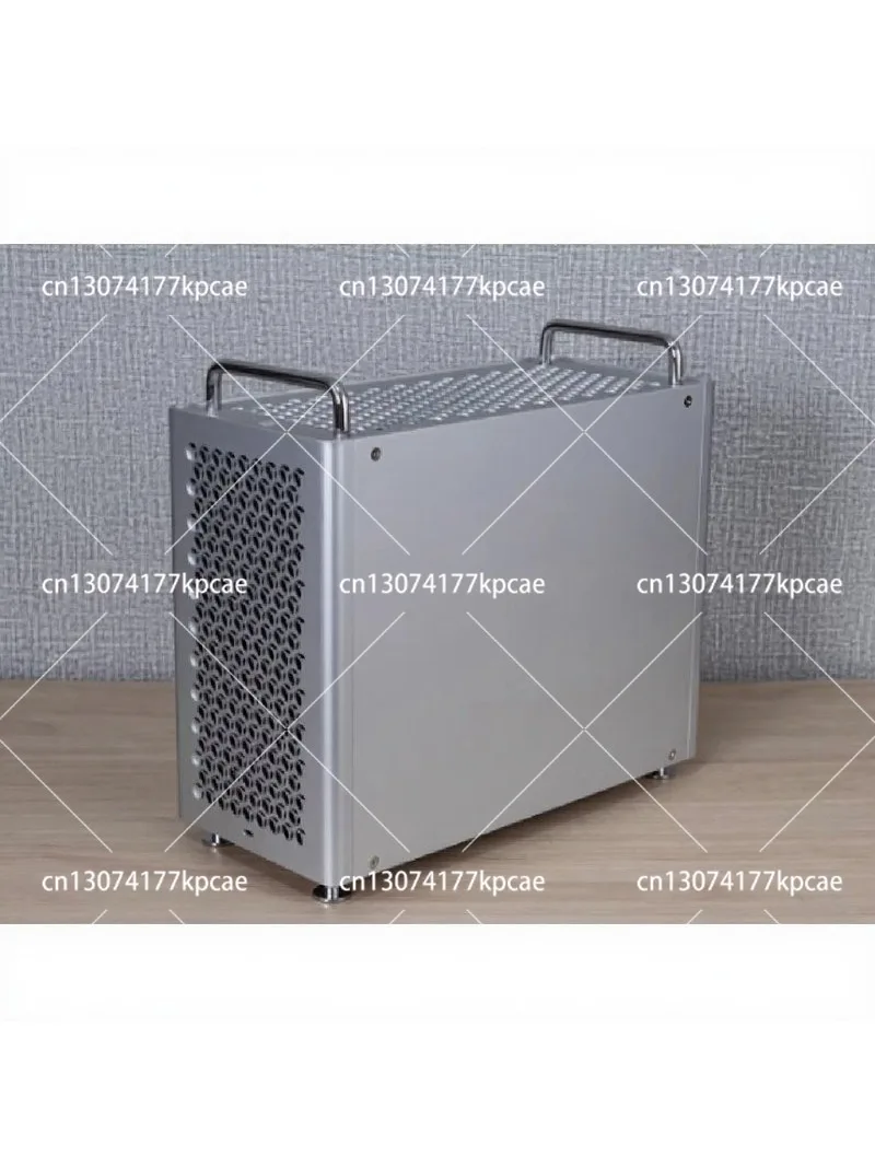 All-Aluminum Computer Case for Gaming And Desktop - MATX SFX/ATX Minimalist Design with Handle