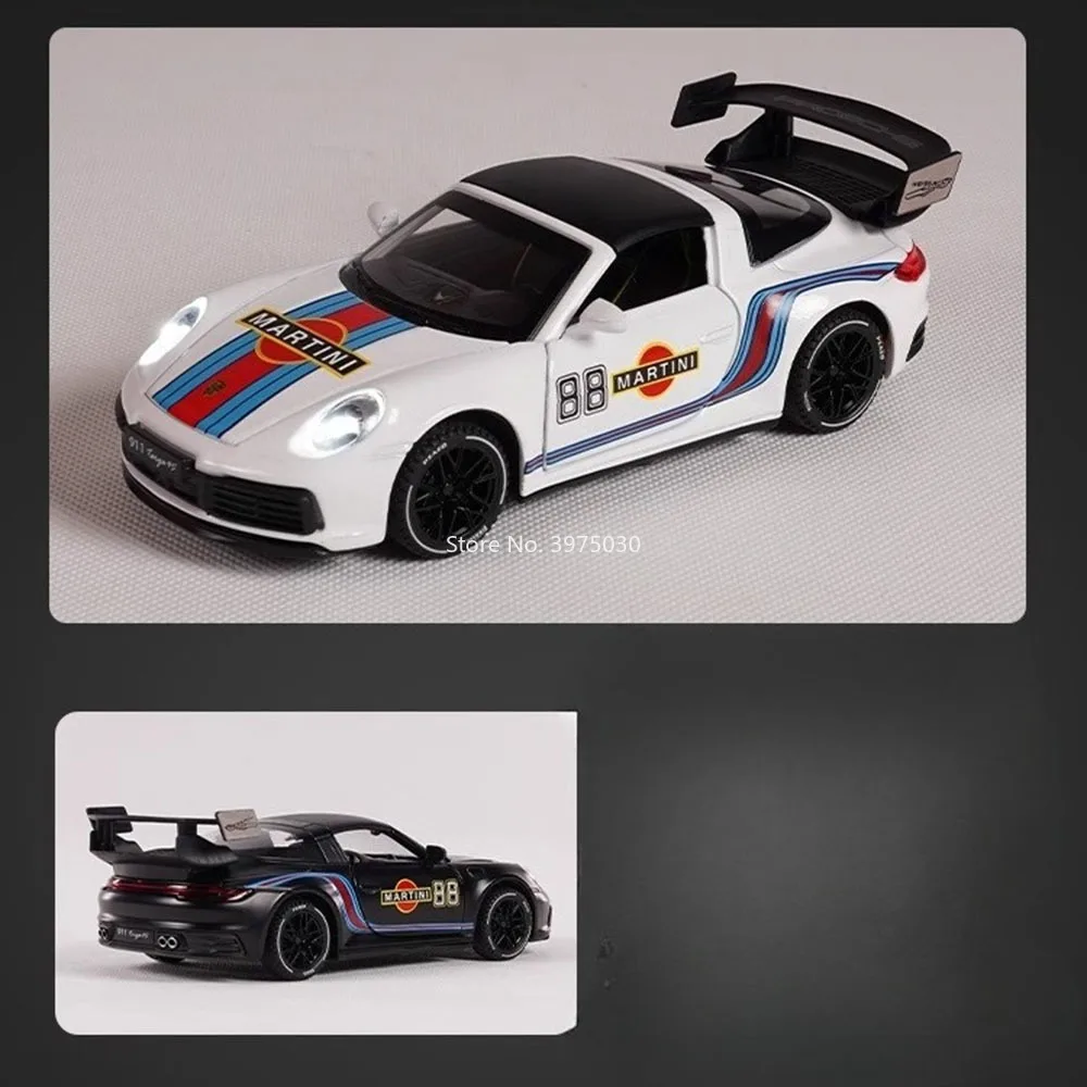 1:32 Alloy Martini BYD YANGWANG U9 Models Sports Cars Toys Rubber Tires with Light Music Miniature Vehicles for Model Ornament