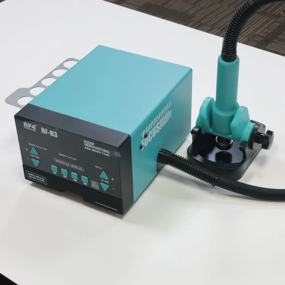 RF4 RF-H3 Layar Digital Ponsel Alat Motherboard Pematrian Stasiun Pengerjaan Ulang Penyolderan Pistol Udara Panas Antistatis