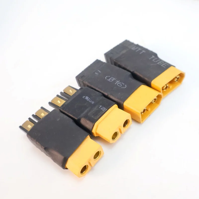 E Connectors Banana Plug RC Lipo Battery Control Parts DIY 4PCS Adapter TRX to XT60 Female Mal