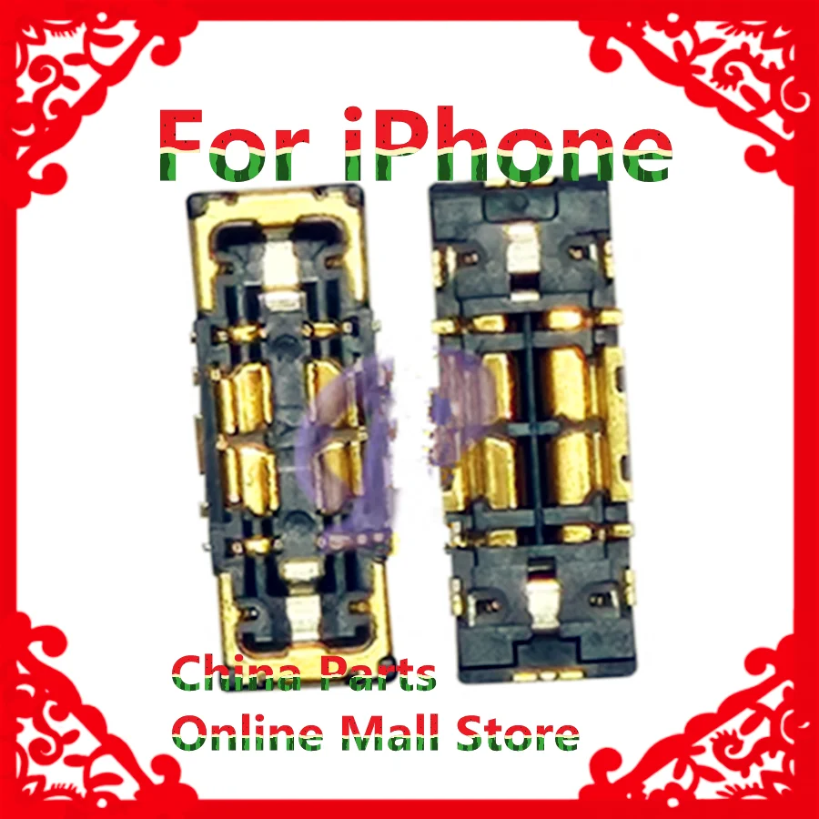 For iPhone 13 14 13Pro 14pro Pro Max 13Mini Battery FPC Connector Port On Board Clip Plug Replacement Parts