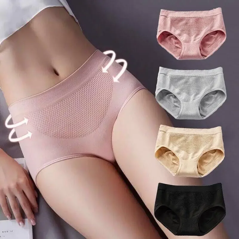 Women\'s Underwear Shaping Tummy Belly Control Panties Briefs Mid-waist Comfortable Underpants Postpartum Butt Lifter Pants