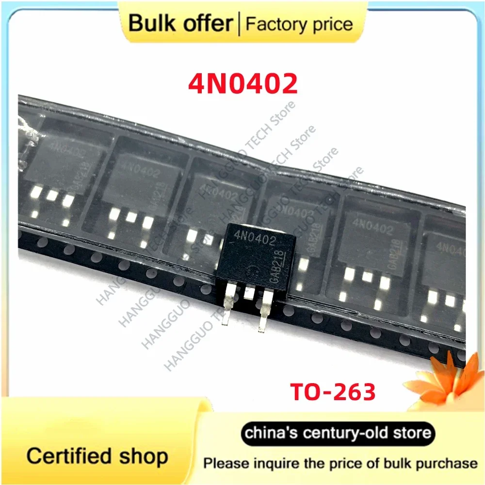 

10PCS/Lot 4N0402 IPB100N04S4-02 TO-263 TO-252 40V 100A SMD Transistor