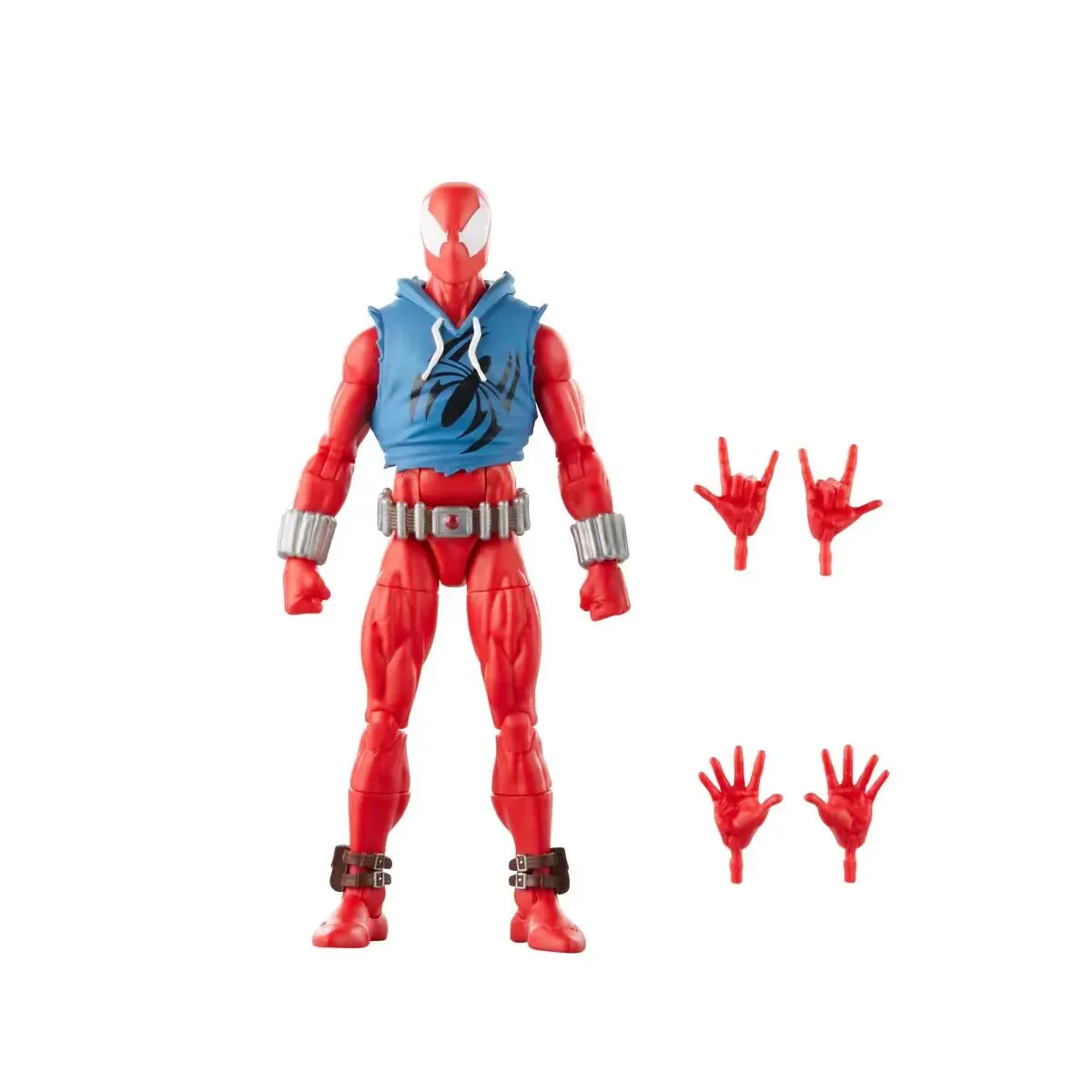 Figuras de acción de Marvel Legends, juguete Retro de Spider-shot, Scarlet, Last Stand, Spiderman, Jack O'lantern, Nochebuena, 6"
