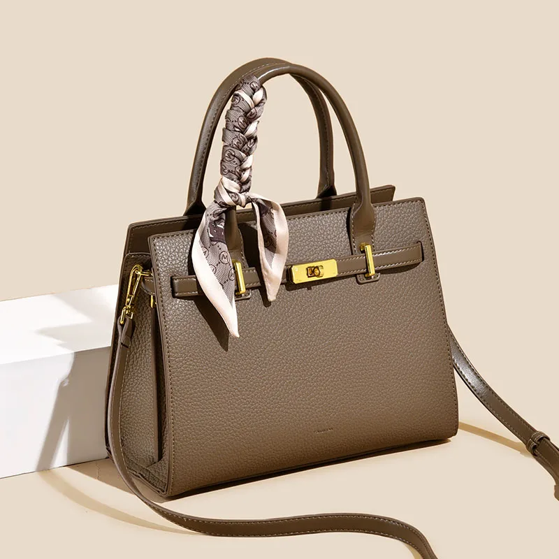 

Elegant Ladies Leather Shoulder Bag Messenger Bag Tote Bags from Luxury Brand Famous Designer, Stylish and Durable