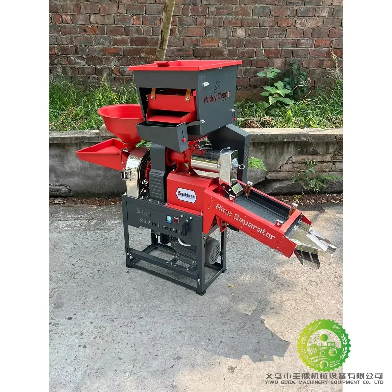 [Le più venduto] Moderna mini macchina automatica per mulino di riso Piccola fresatura di riso dorsale per fattorie Motore centrale e componenti del cuscinetto I