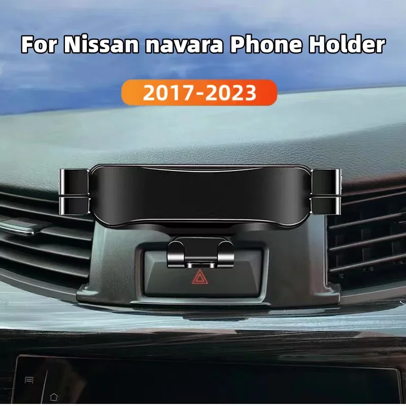 Автомобильный держатель для телефона для Nissan Navara 2017 2018 2019 2020 2021 2022 Стайлинг кронштейн GPS подставка поворотные Мобильные аксессуары