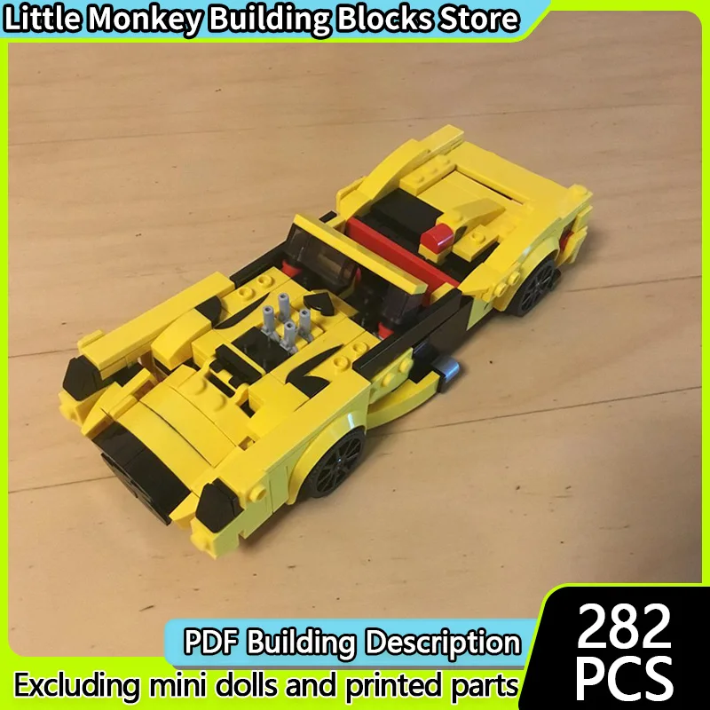 

Speed Racing Car Model MOC Building Bricks 250 Top Tier Racing Car Modular Technology Children Holiday Gifts Assemble Toys Suit