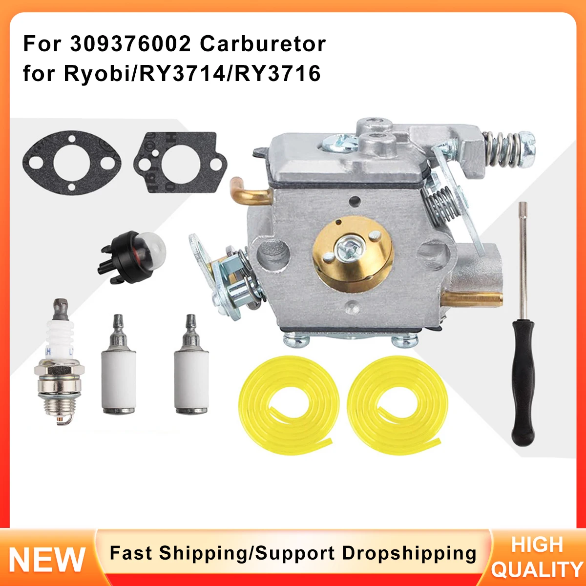 طقم المكربن البديل لمنشار Ryobi - 309376002 يناسب RY3714 RY3716