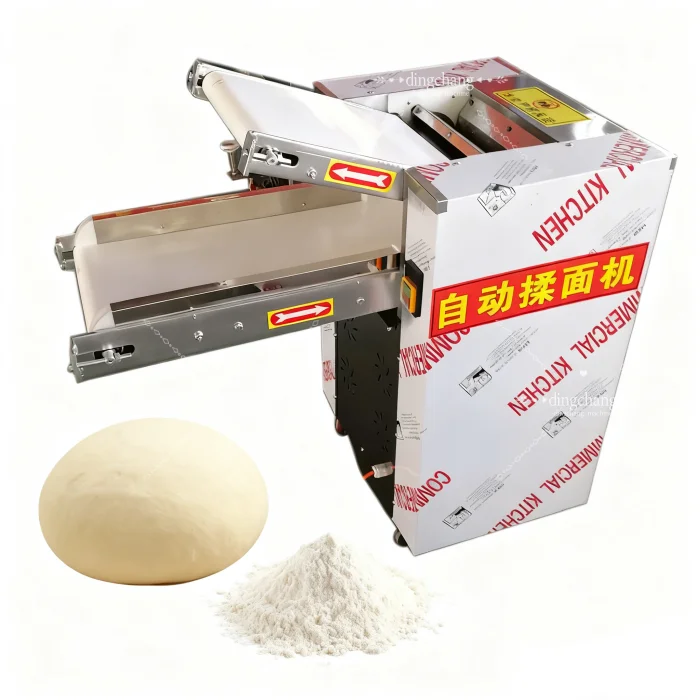 Taglierina per fogli di pasta ortodilla 	 Impastatrice per impasto per ristorante altamente efficiente 	 Pressa per impasto 	 T T T