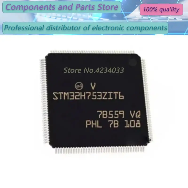 

1PCS STM32H753ZIT6 STM32H753ZIT STM32H753 LQFP-144 NEW100% STM3 H753ZIT6