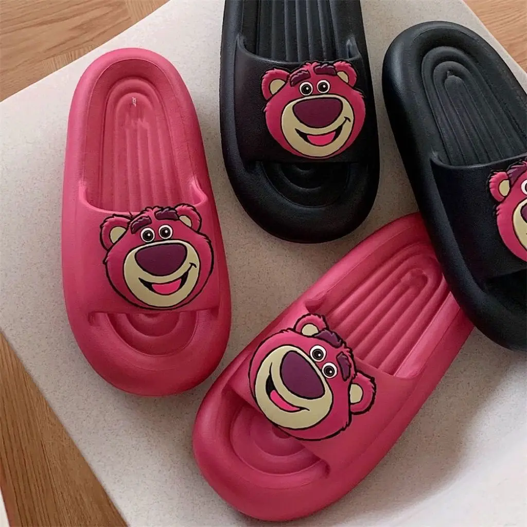 Cartoon Disney Toy Story cute Lotso simple fashion creative pattern light non-slip soft sole comfortable hard-wearing sandals