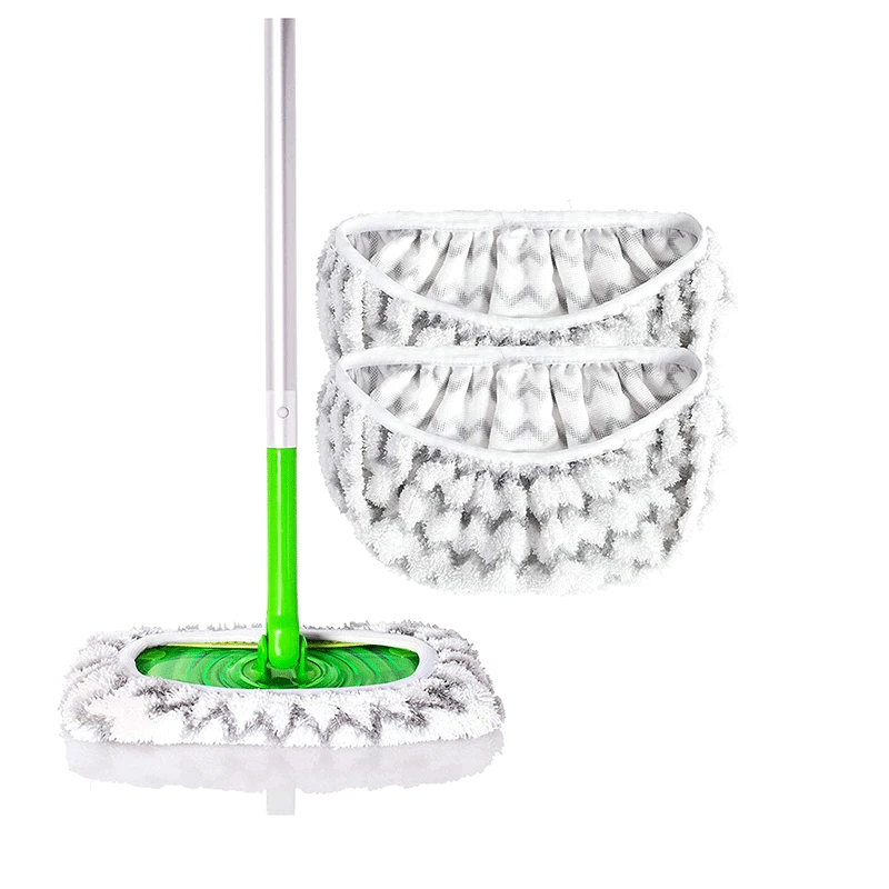 Swiffer Sweeper Replacement Mop Cover, Reusable Flat Mop Replacement, Wet and Dry Mop Head