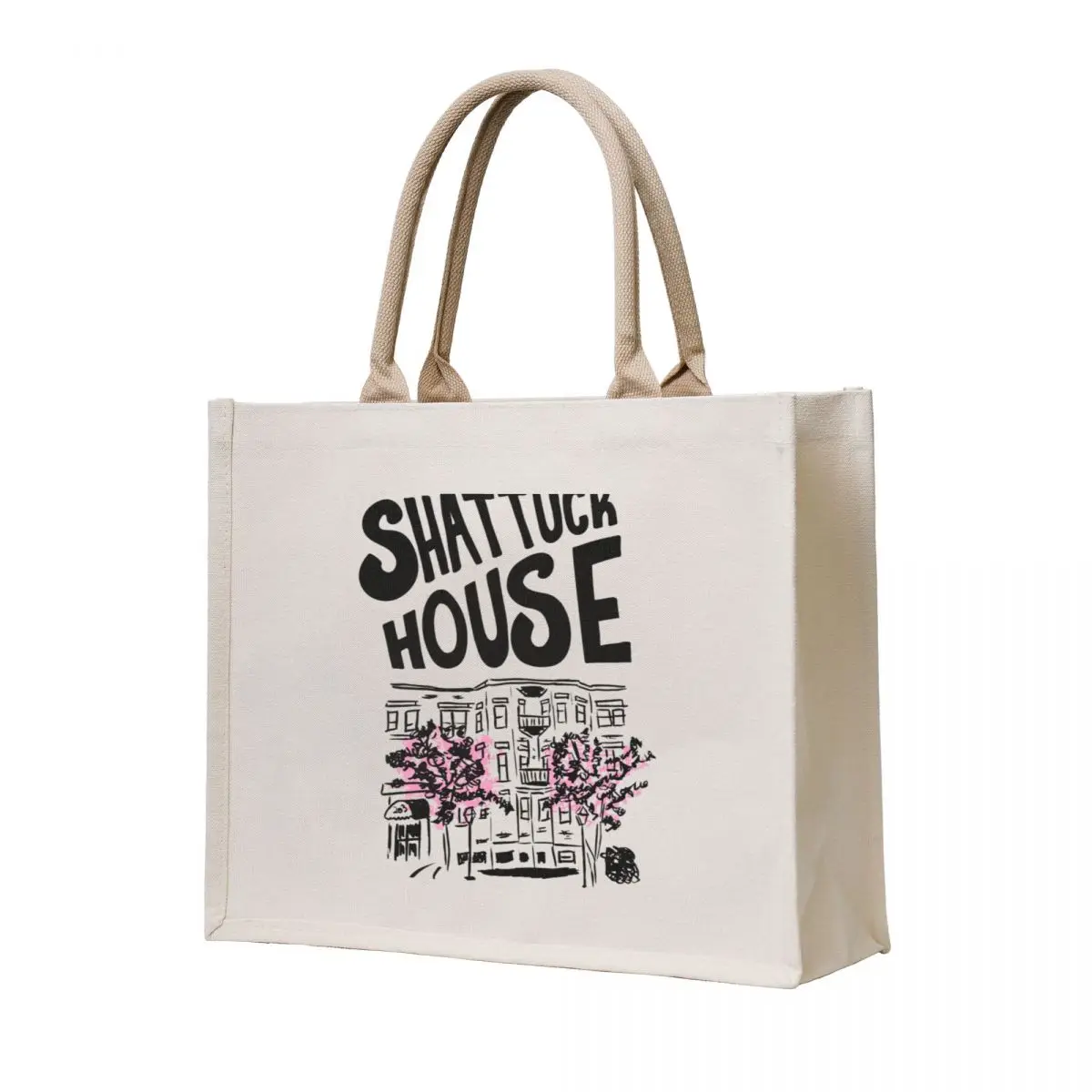 

Shattuck House (Light color item version) Tote Bag reusable shopping bags cloth bag woman bags for women Woman shopper bag