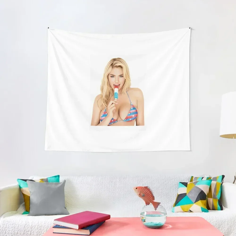 Kate Upton Tapestry Carpet On The Wall Room Decorating Aesthetic Room Ornaments Tapestry