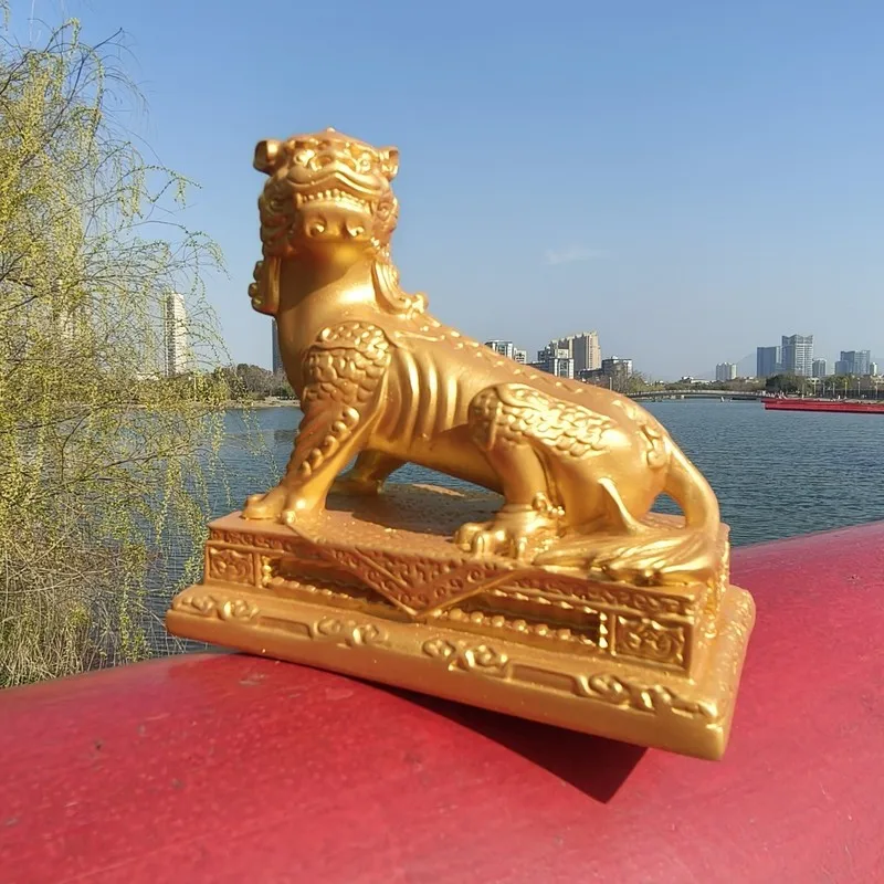 Antique-style Diheng ornaments, home decor, Buddhist hall decorations, Ksitigarbha's mount, direct supply from manufacturer