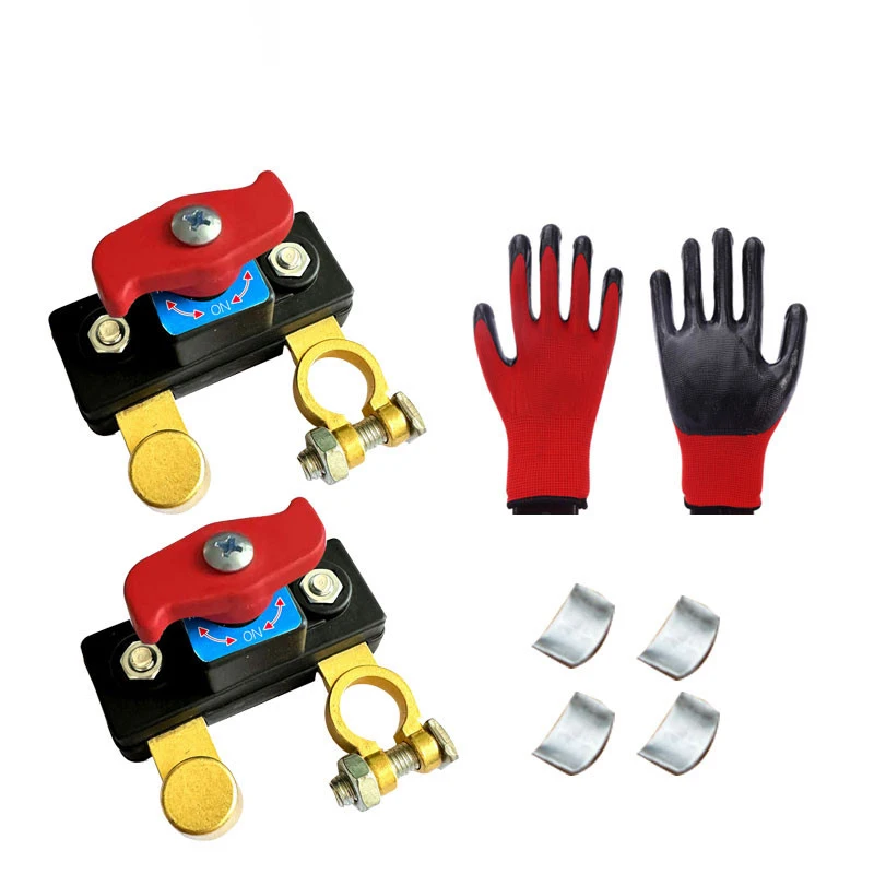 Brass and Aluminum For battery Disconnect Switch for For vehicle Truck 12V 24V Compatible for Safe Power Isolation