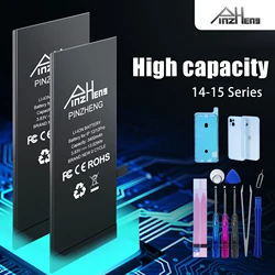 PINZHENG Real High Capacity Battery For iPhone 14 15 Pro Max 14 Pro 15 Pro 14 Plus 15 Plus 14 Pro Max Replacement Batteries