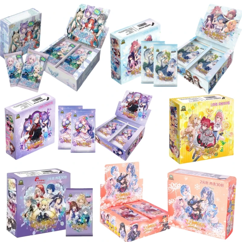 Nieuwe Hot Godin Verhaalkaart Fufeng Hoofdstuk Kleurrijke Flashcard Anime Karakter Collectie Kaartspellen Speelgoed Meisjes Geschenken