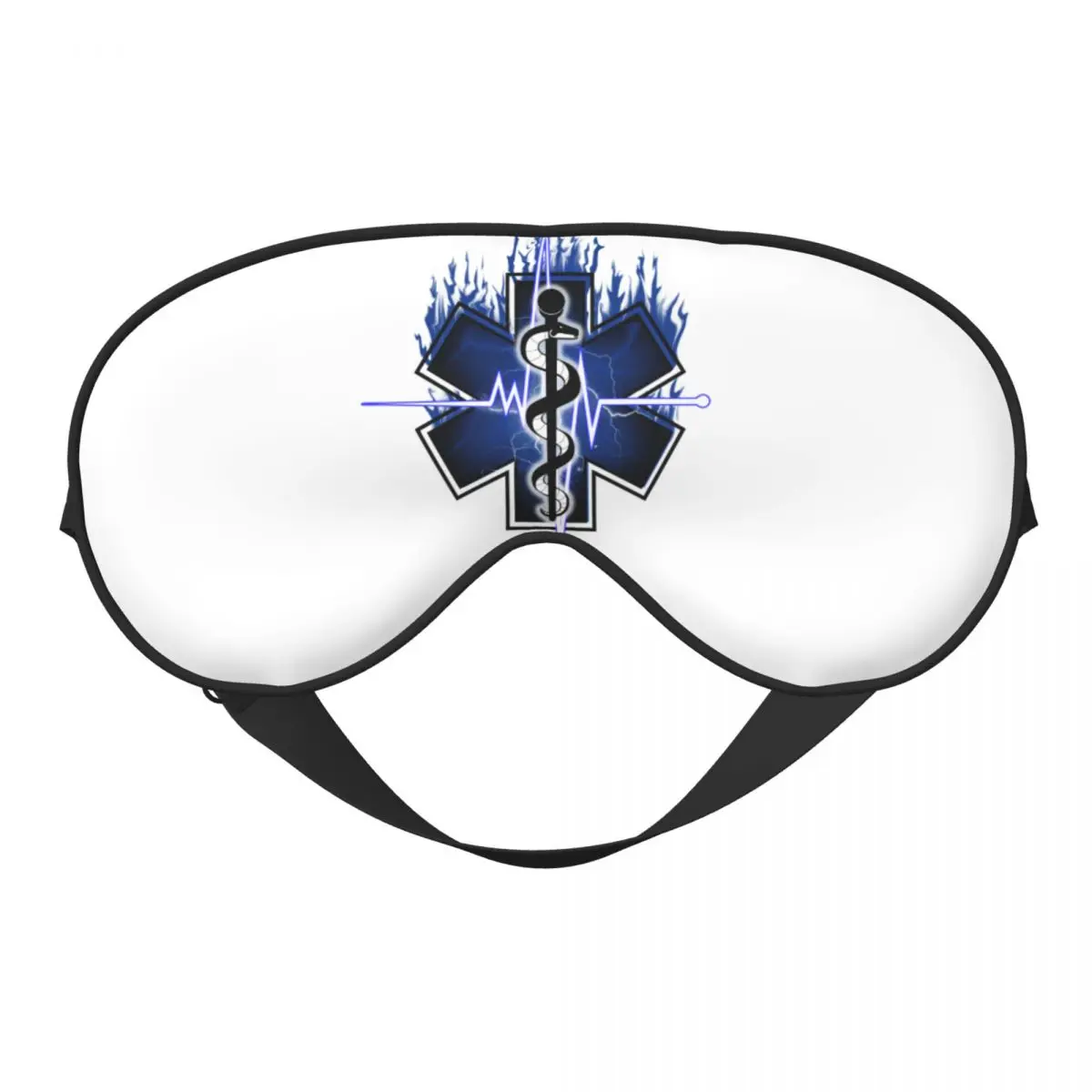 

Регулируемые повязки на глаза с логотипом Emt Star Of Life, фельдшер, здравоохранение, повязка на глаза, женские дорожные маски для сна, накладки на глаза для обеденного перерыва