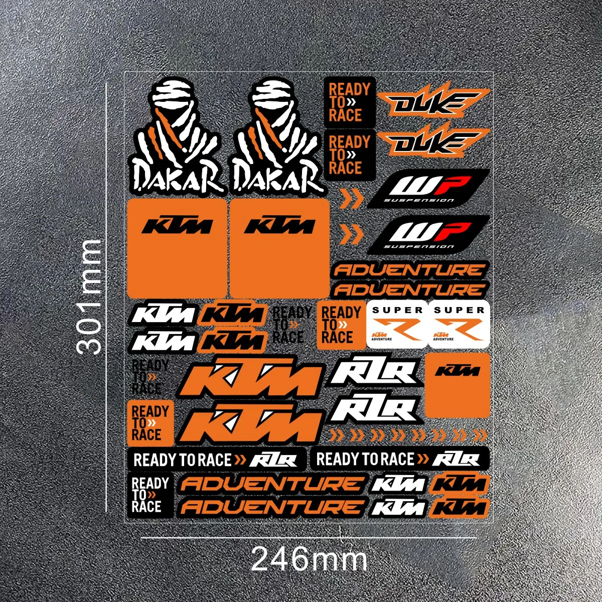 Vinyl KTM Aufkleber Logo Motorrad Aufkleber Kit
