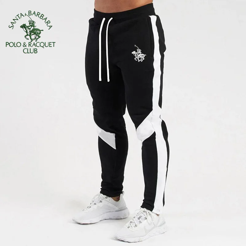 SANTA BARBARA POLO & RACQUET CLUB pantalones casuales para hombre Otoño Invierno pantalones de chándal hombres corriendo Jogger deportes gimnasio pantalones moda sólida