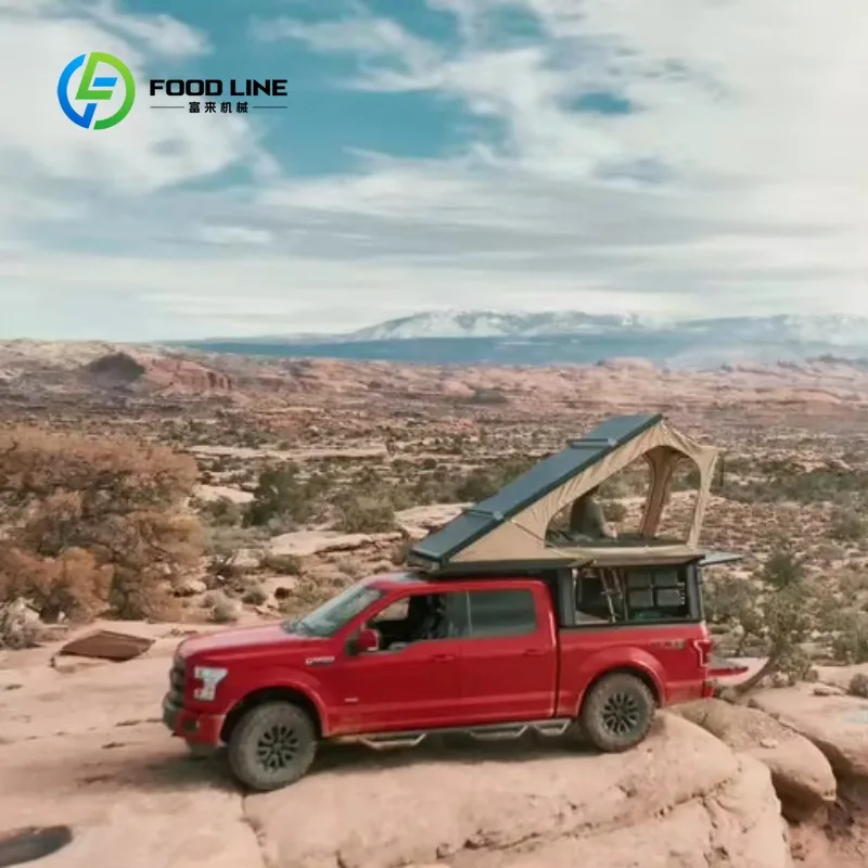 Customized pickup truck bed hard‑top topper heavy‑duty aluminum build 4x4 off‑road resistant for overland cargo protection