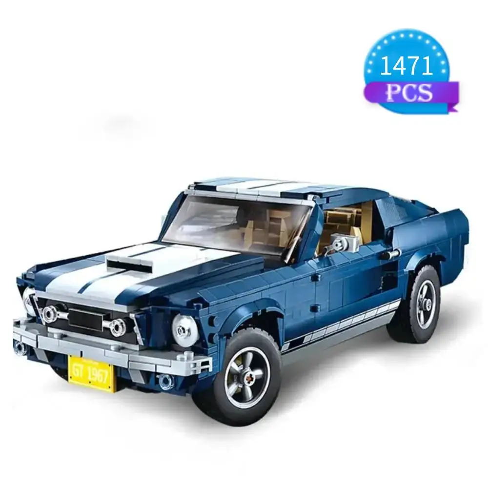 New 21047 Ford Mustangs Sports Racing Car Model Compatible With 10265 Building Blocks Bricks DIY Toys For Boys Gifts