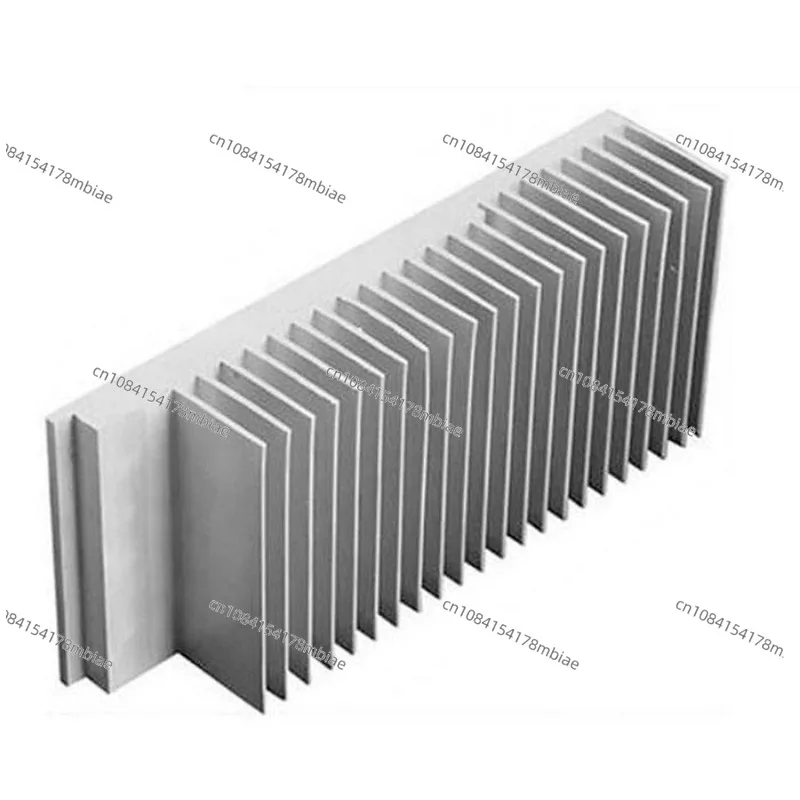 Industrial heat sink, thermally conductive aluminum electronic radiator, aluminum profile CNC spraying oxide lamp radiator