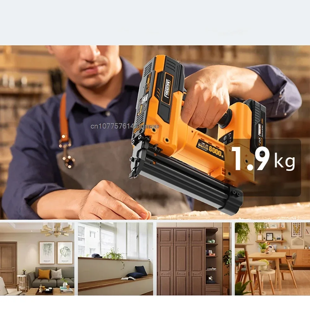 FREEMAN Cordless 2-in-1 18 and 20 Gauge Nailer / Stapler adaptor for Bosch Milwaukee DeWalt Makita WORX DEVON Flex LDF32