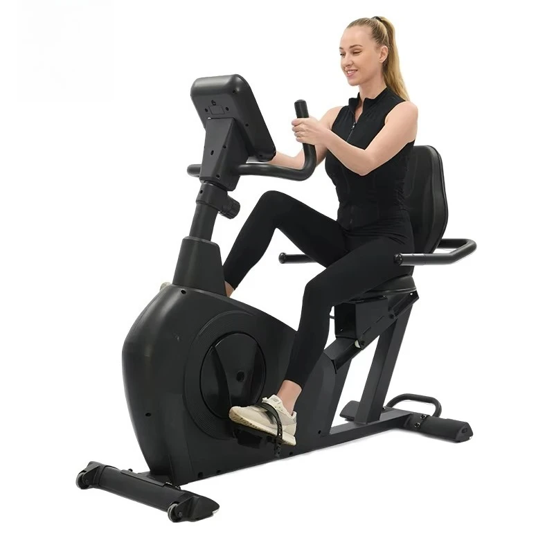 

Upright Recumbent Indoor Spin Bike High Quality Exercise Bike with Adjustable Resistance Steel Material for Gym Use on Sale