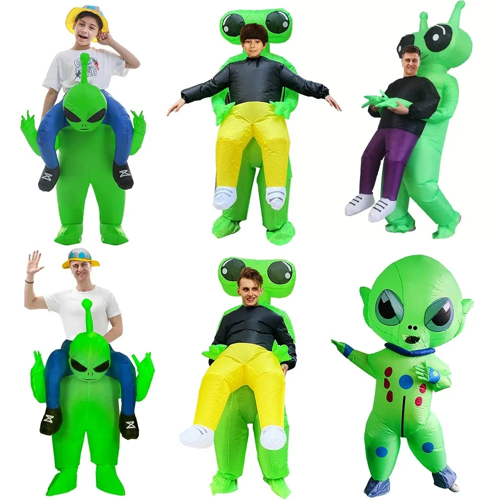 

Adult ET Alien Inflatable Suit, Alien Monster Horror Green Alien Role-playing Costume, Adult Party, Festival Stage