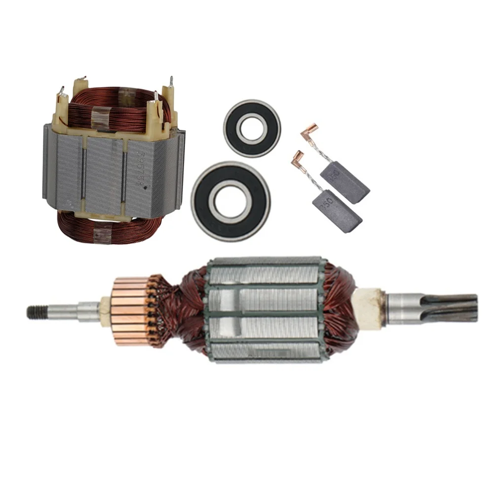 

513633-7 Stator Carbon Brush Bearings Approx. 6.5x11x25mm Carbon Brush And Bearings Set For HR4001C Compatibility