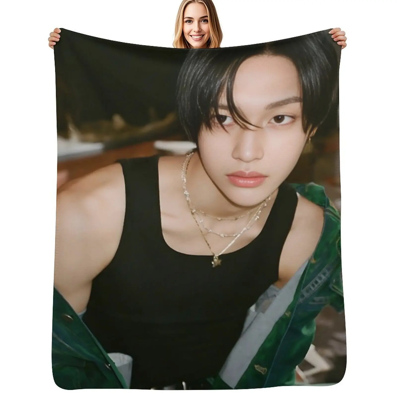

RIIZING WONBIN Riize KPOP Throw Blanket warm for winter Soft Beds Luxury Designer Luxury St Blankets