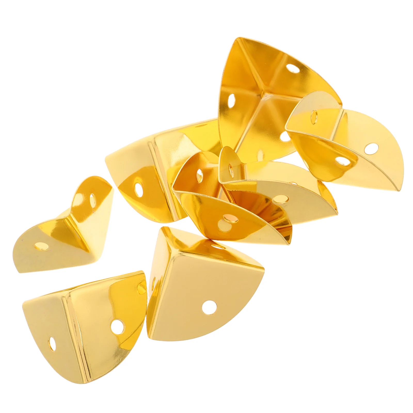 

8pcs Metal Corner Protectors 90 Degree Anti- Guards For Jewelry Cabinet Iron Bumpers Decorative