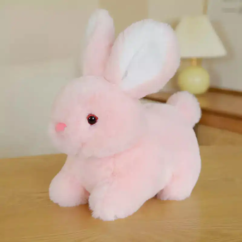 Dookilive Cute Simulation Rabbit Plush Doll Baby Favorite