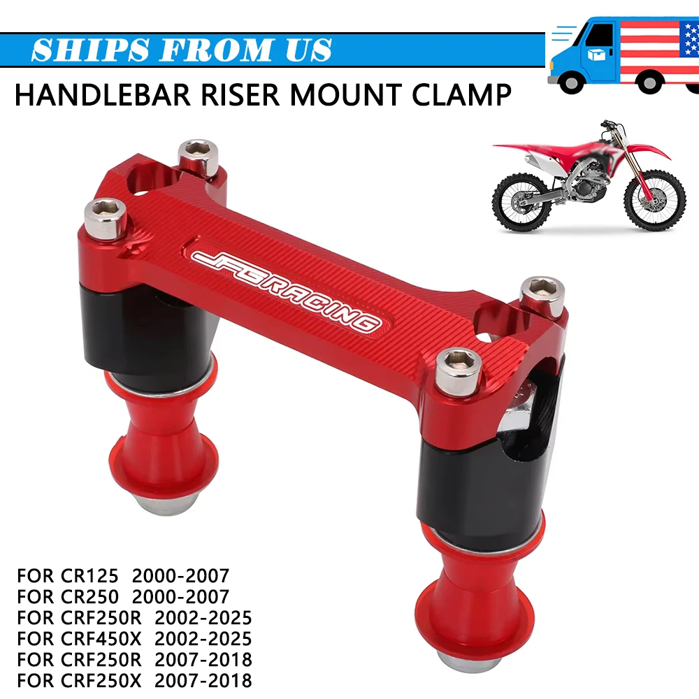 

Зажим для крепления на руль, аксессуары для мотоциклов для Honda CR125 CR250R CRF250R CRF450R 2004 2005 2006 2007, велосипед для бездорожья