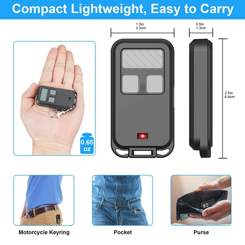 【ГОРЯЧИЙ】890MAX пульт дистанционного управления для открывания гаражных ворот Liftmaster/Chamberlain/Craftsman, универсальный 3-кнопочный пульт дистанционного управления для открывания гаражных ворот