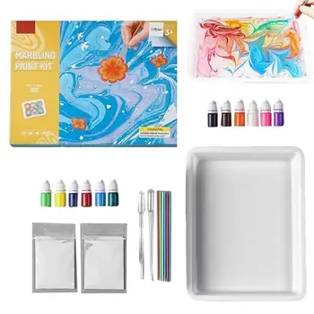 Water Marmering Verf Set Diy Ambachtelijke Kits Kunst Set Water Marmering Creatief S