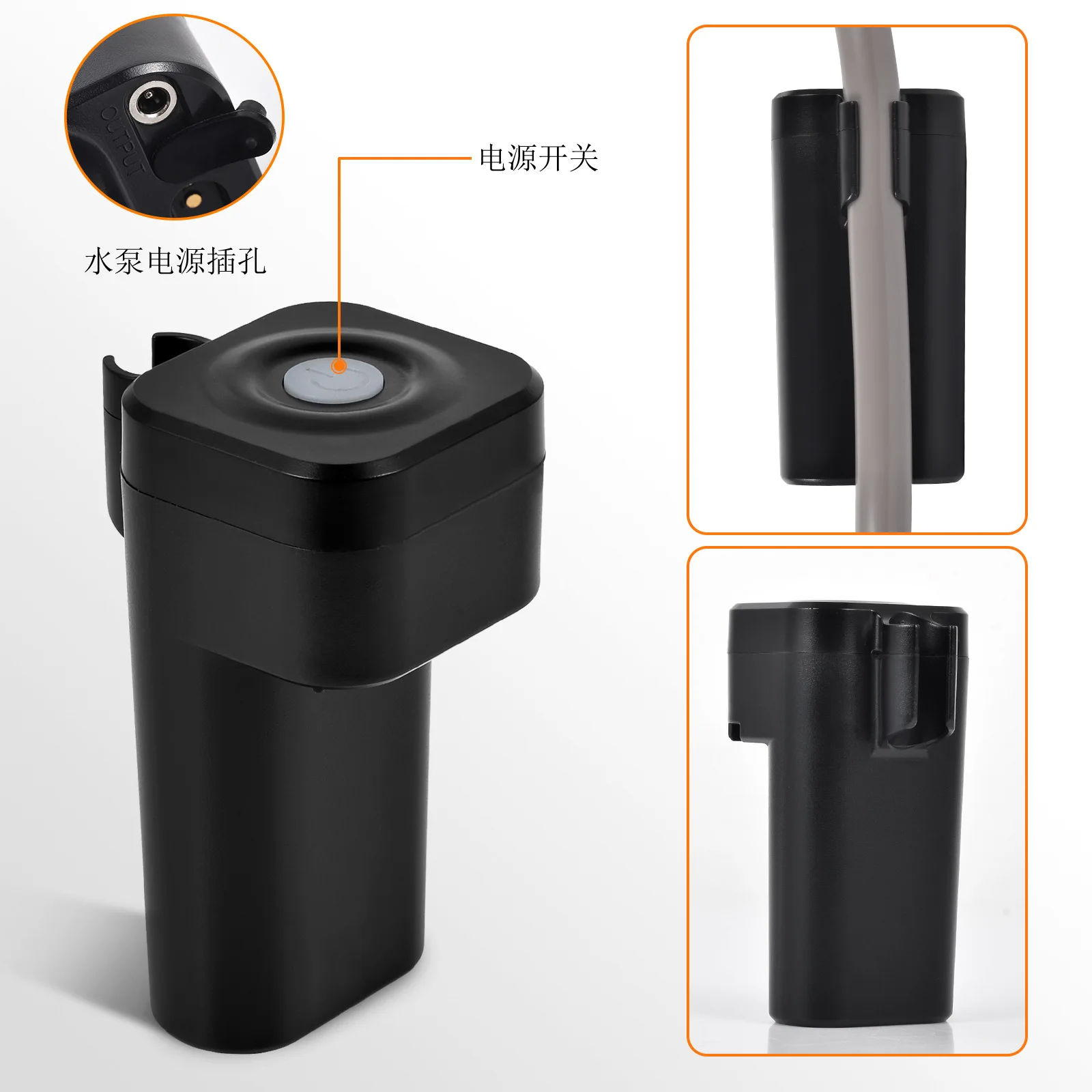 Camping Electric Shower Portable Rechargeable Shower with Submersible Pump Outdoor Shower Car Tent Cleaning Pet Bath