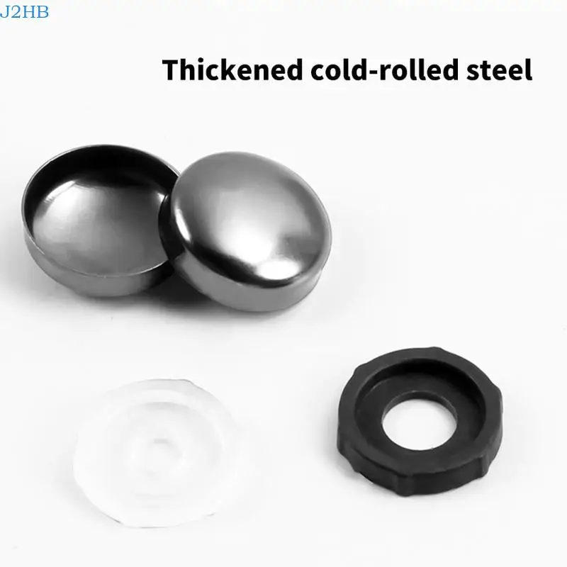 J2HB 20Pcs 16mm Mirror Screws Caps Decorative Screw with Caps Flat Advertisement Fittings Decorative Cover Nails