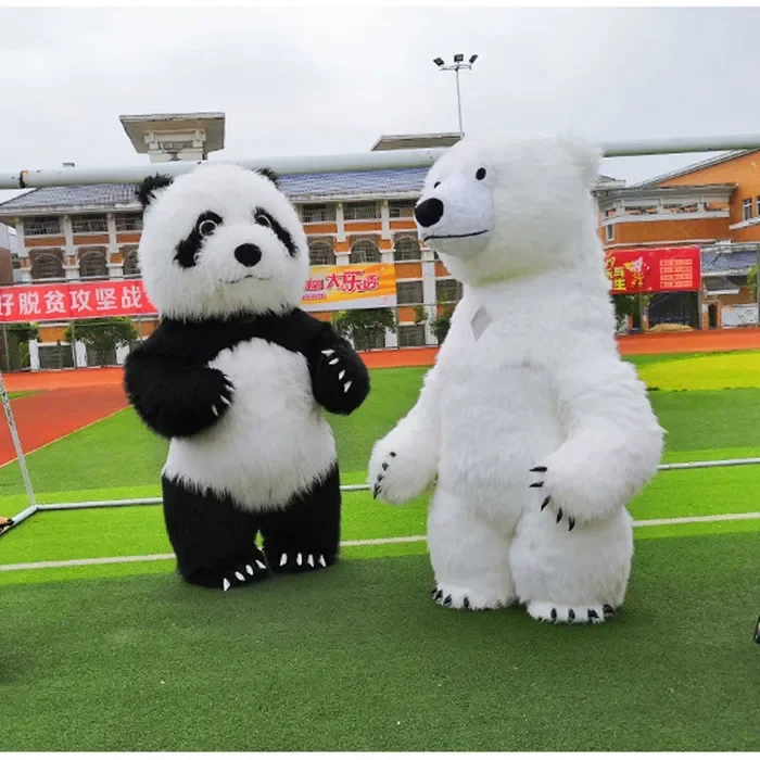 

260cm Inflatable Polar Bear Cartoon character costume Mascot Costume Advertising Ceremony Fancy Dress Party Animal carnival prop