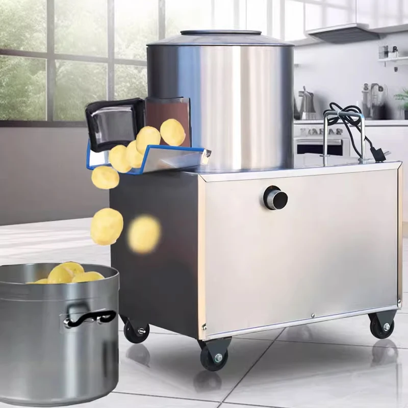 

Электрическая многофункциональная машина для чистки и резки картофеля Коммерческая машина для очистки и очистки картофеля Таро