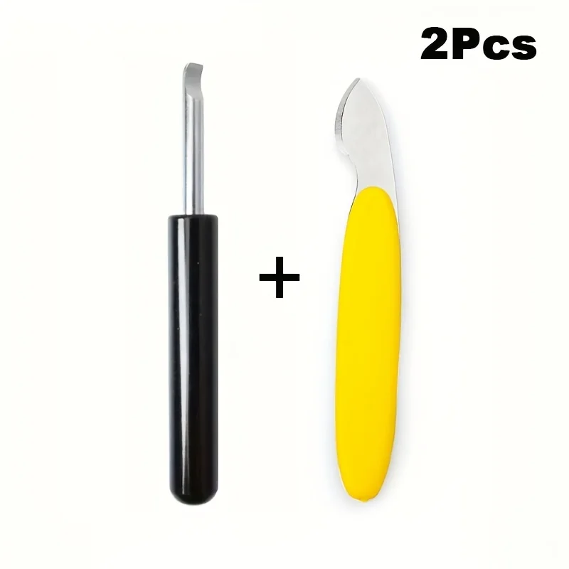 2pcs Professional Watch Repair Tools Include Aluminum-Handled Watch Disassembly Case Opener Knife Back Cover Pry Remover
