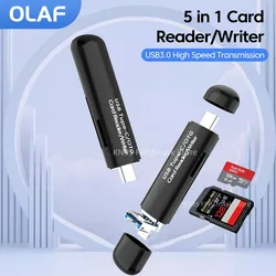 Multi in 1 Micro USB Type C Adapter USB TF SD Card Reader USB C Memory Card OTG Adapter PC Laptop Accessories Micro SD Adapter